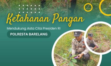 Polsek Batu Ampar Dukung Program Ketahanan Pangan, Pantau Kelompok Tani di Sei Tering