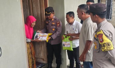 Polsek Meral Gelar Bakti Sosial dalam Rangka HUT Polda Kepri ke-20