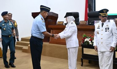 Danlanud RSA Hadiri Rapat Paripurna DPRD Natuna, Dukung Sinergi Pembangunan Daerah