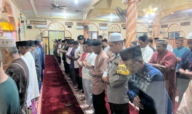 Polres Karimun Gelar Tarawih Keliling, Pererat Silaturahmi dan Jaga Kamtibmas