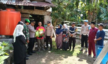 Polsek Meral Gelar Bakti Sosial di Kelurahan Darussalam Sambut Bulan Suci Ramadhan