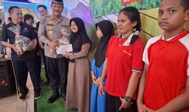 Polda Kepri Gelar Silaturahmi dan Berbagi Kasih Bersama Anak Panti Asuhan di City Garden Pollux Mall Batam Center