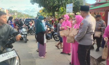 Gandeng Ibu Bhayangkari, Ratusan Takjil dari Polisi di Bengkong Ludes dalam 10 Menit
