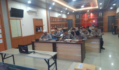 Polres Karimun Gelar Tadarus Al-Quran Berjamaah Secara Virtual di Bulan Ramadhan