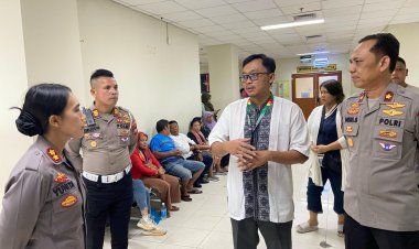 Tingkatkan Soliditas, Kapolres Bintan Besuk Anggota Satlantas yang Sedang Sakit