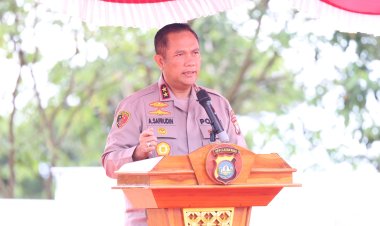 IRJEN POL. ASEP SAFRUDIN KAPOLDA KEPRI TEGASKAN PENERIMAAN ANGGOTA POLRI GRATIS DAN BEBAS DARI PRAKTIK PERCALOAN