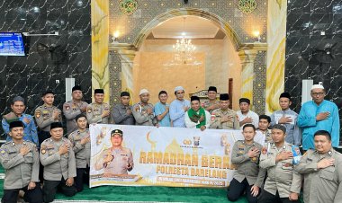 Polresta Barelang Amankan Kegiatan Sholat Tarawih Keliling di Masjid Nurul Ikhwan, Batam Kota