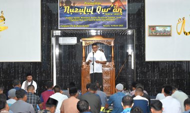 Semangat Ramadhan! Lanud Raden Sadjad Natuna Gelar Peringatan Nuzulul Quran 1446 H