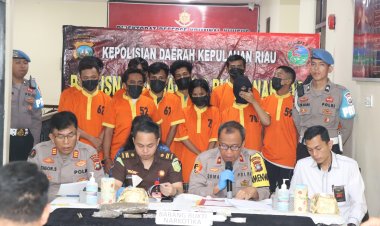 DITRESNARKOBA POLDA KEPRI MUSNAHKAN BARANG BUKTI SABU, EKSTASI, DAN GANJA PERIODE FEBRUARI DAN MARET 2025