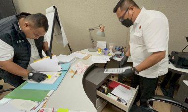 Polda Kepri Geledah Proyek Revitalisasi Kolam Dermaga Utara Batu Ampar Terkait Dugaan Korupsi