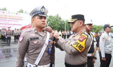 Apel Gelar Pasukan Operasi Ketupat Seligi 2025 di Karimun: Siap Amankan Mudik Lebaran