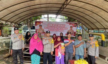 Polsek Batu Ampar Gelar Jumat Curhat, Warga Batu Merah Sampaikan Keluhan Kamtibmas