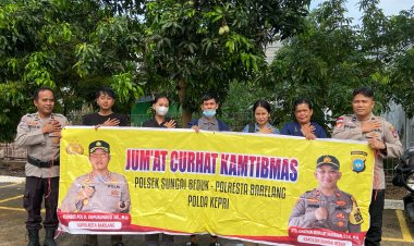 Polsek Sungai Beduk Rutin laksanakan Jumat Curhat Kamtibmas Tampung Aspirasi Masyarakat