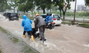 Satbrimob Polda Kepri Sigap Tangani Banjir dan Pohon Tumbang di Batam, Bintan, dan Karimun