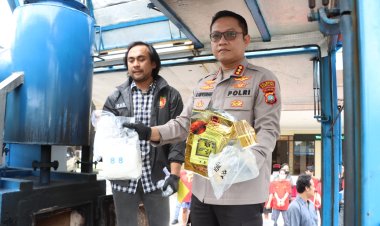 Konferensi Pers: Kapolresta Barelang Pimpin Pemusnahan 11.154,09 Gram Sabu dan 746,53 Gram Ganja, Selamatkan Ribuan Nyawa