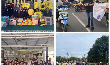 Bikers Honda One Heart Community Kepri Tebar Kebaikan di Bulan Ramadhan