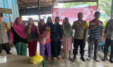 Polsek Batu Ampar Gelar Minggu Kasih, Warga Sampaikan Aspirasi soal Kamtibmas