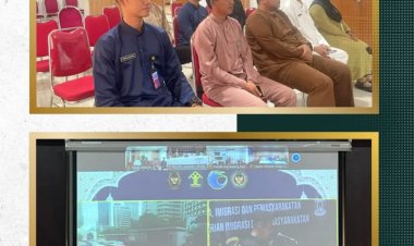 Rutan Batam Hadiri Apel Pelepasan Mudik Lebaran 1446 H Secara Virtual