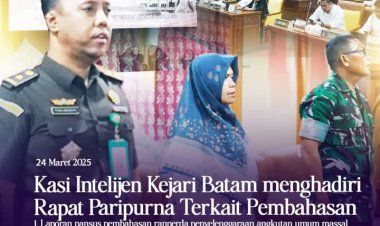 Kejari Batam Hadiri Rapat Paripurna DPRD, Bahas Regulasi Transportasi dan Pendidikan