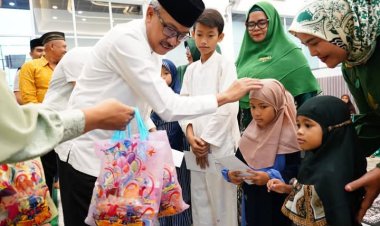 Wali Kota Batam Gelar Buka Puasa Bersama Anak Yatim dan Dhuafa di Masjid Hagia Sophia