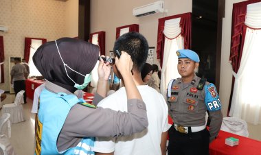 SELEKSI BINTARA POLRI 2025 DI POLDA KEPRI: 601 PESERTA LOLOS PEMERIKSAAN KESEHATAN TAHAP I