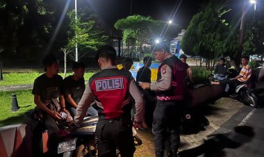 Sat Samapta Polres Lingga Intensifkan Patroli Malam, Jamin Keamanan Ibadah Ramadhan