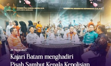 Pisah Sambut Kapolresta Barelang, Kajari Batam Perkuat Sinergitas Antar-Instansi