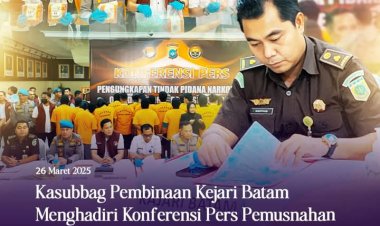Polda Kepri Musnahkan Barang Bukti Narkotika, Kejari Batam Tegaskan Komitmen Berantas Narkoba