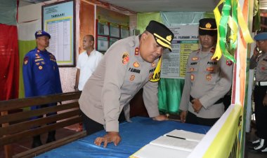 Pastikan Pelayanan Maksimal, Kapolres Lingga Cek Pos Pelayanan Ops Ketupat Seligi 2025