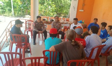 Polsek Sungai Beduk Rutin laksanakan Jumat Curhat Kamtibmas Tampung Aspirasi Masyarakat