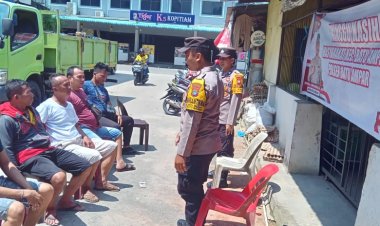 Polsek Batu Ampar Gelar Minggu Kasih, Warga Seraya Sampaikan Aspirasi