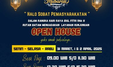 Rutan Kelas IIA Batam Gelar Layanan Kunjungan Open House saat Idulfitri 1446 H