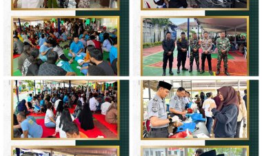 Rutan Batam Gelar Open House Idul Fitri, Ribuan Keluarga Warga Binaan Hadir