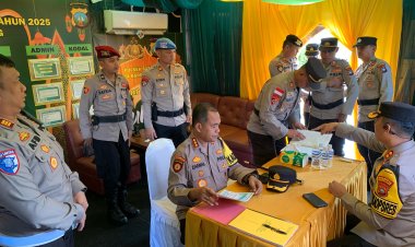 Kapolresta Barelang Pimpin Pengecekan Pos Pam Fanindo dan Pelabuhan Batam Center