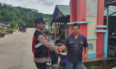 Polsek Buru Gelar Patroli Dialogis untuk Menjaga Kamtibmas