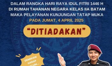 PENGUMUMAN: LAYANAN KUNJUNGAN TATAP MUKA DITIADAKAN