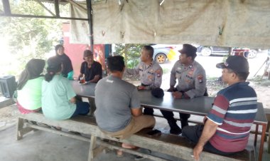 Polsek Sungai Beduk Rutin laksanakan Jumat Curhat Kamtibmas Tampung Aspirasi Masyarakat