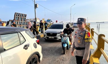 Arus Balik Usai Libur Lebaran Pengamanan di Pelabuhan ASDP di Perketat