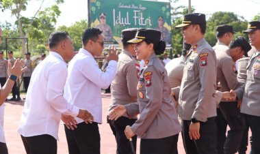 Kepolisian Resor Bintan menggelar kegiatan Halal Bihalal