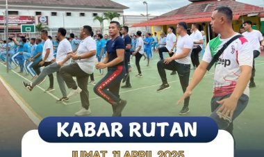 Tingkatkan Kebugaran dan Kesehatan, Rutan Batam Gelar Olahraga Bersama Petugas dan Warga Binaan