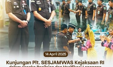 Kejaksaan Negeri Batam Terima Kunjungan Plt. SESJAMWAS Kejaksaan RI dalam Rangka Penilaian Zona Integritas