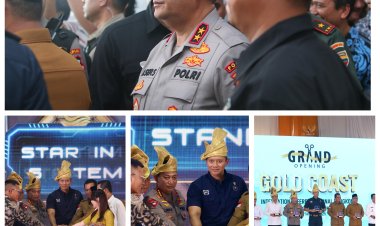 Kapolri dan Menko Pembangunan Resmikan Pelabuhan Ferry Internasional Gold Coast Bengkong