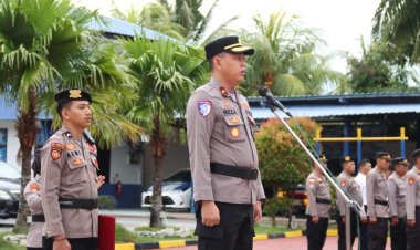 Semangat Nasionalisme Bergema di Polres Karimun! Upacara Hari Kesadaran Nasional Dipimpin Wakapolres Karimun