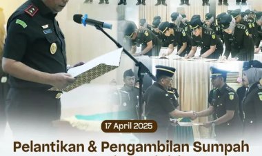 Pelantikan CPNS Menjadi PNS di Kejati Kepri: Wujud Komitmen Profesionalisme Aparatur Hukum