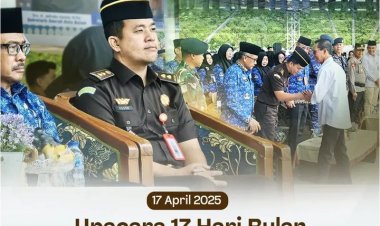 Kejaksaan Negeri Batam Hadiri Upacara 17 Hari Bulan Tingkat Kota Batam