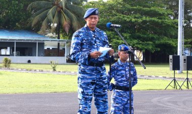 Panglima TNI Titip Pesan Strategis, Danlanud RSA Natuna Sampaikan di Upacara 17-an