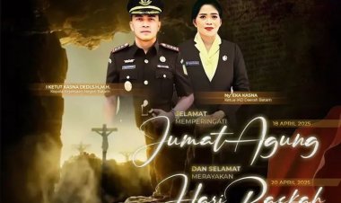Ucapan Peringatan Jumat Agung dan Hari Paskah dari Kejaksaan Negeri Batam
