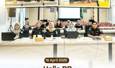 Kejari Batam Ikuti Video Conference Halo RB Bahas Strategi Pembangunan Zona Integritas