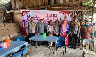 Polsek Batu Ampar Jalin Keakraban dan Dengar Aspirasi Warga RW 07 Batu Merah Lewat Program Minggu Kasih Kamtibmas