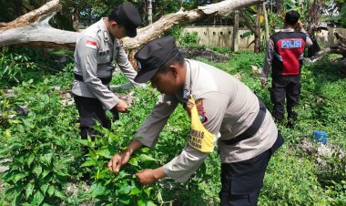 Polsek Belakang Padang Dukung Program Asta Cita Presiden RI melalui Edukasi Pertanian kepada Kelompok Tani Mekar
